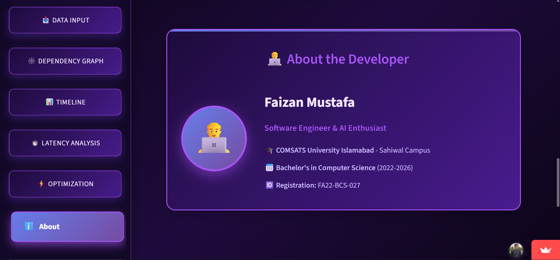 MTLG About Developer